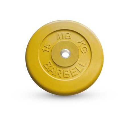 Rubbed disk d = 26 mm color 15 kg, yellow color