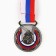 Thematic medal 195 "Struggle", silver, d = 5 cm