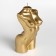 Figure candle Lacked "Women's silhouette", 10 cm, gold
