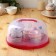 Cake with a lid of the share, d = 26 cm, mint color