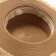 Women's hat minku, light brown color, rr 58