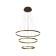 Suspension "Thor", size D80+60+40x200 cm, 110W, LED, 3000K, Dimmic, with FDU