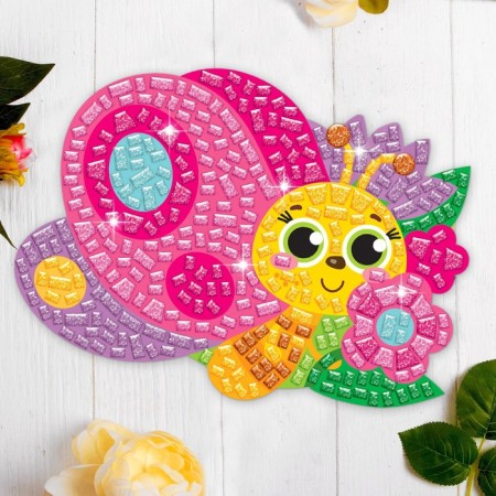 Mosaic Stylenic Form "Cute butterfly". Set for creativity-5