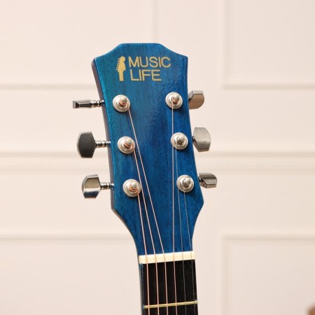 Акустическая гитара Music Life QD-H38Q-hw, синяя-1