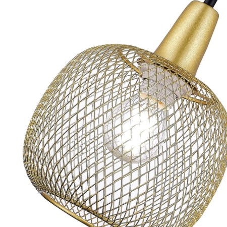 Suspension EVOLUCE. Sle1137-403-01. ELITIS. 1x60 W, E14, 14x14x17.5 cm, black color, golden-3