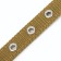 Two -layer tarpaulin collar, 52 x 2 cm, sand