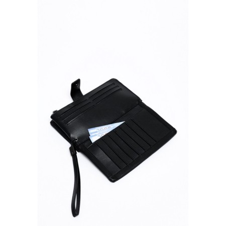 Male clutch, button, black color 21x11x4cm-5