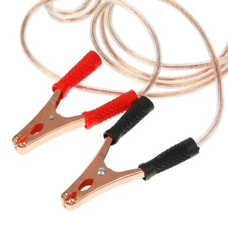 NOVA Bright launch wires, 400 A, with transparent insulation, frost -resistant, in a bag, 2.5 m-1