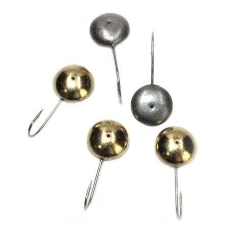 Mormyshka soldering yaman sphere, weight 1.28 g, brass, packaging 5 pcs.