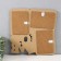Photo frame LHDF "Love" 33x33 in 3 photos 10x15 cm, col. Wenge-white (plastic screen)