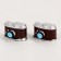 Miniature Puppet "camera", set 2 pcs., Size 1 pc. - 2 × 1.3 × 1.1 cm