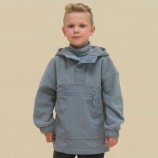 Boys jacket, height 140 cm, gray color