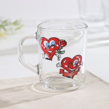 Glass mug 