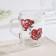 Glass mug "Love at first sight", 200 ml, mix