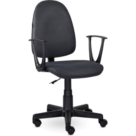 A chair for the operator Brabix Prestige Start MG-312, ergonomic back, fabric, gray