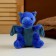 Soft toy "Dragon", 17 cm, blue color