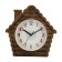 Watch Wall Interior "House", silent, D-18.5 cm, 30 x 30 cm, aa