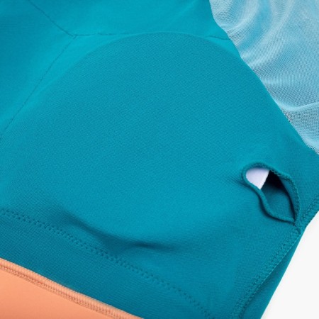 Separate Minaku swimsuit with closed shoulders, emerald color, size 44-7