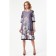 Female dress, size 46, purple color