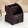 Organizer 3 sections, 1 sliding box, a series of cherries with Kant Cherny, 12*12*14cm