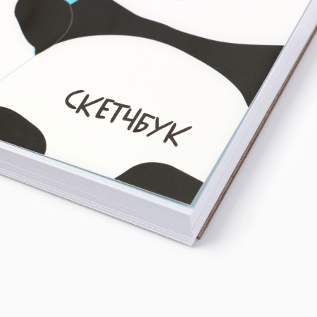 Sketchbook A6, 80 l. 100 g/m "Panda"-1