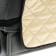 Protective cape in the front seat, 40 × 60 cm, oxford, quilted, beige