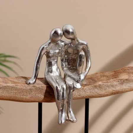 Souvenir "Romance" aluminum, mankid tree 46x8x30 cm-1