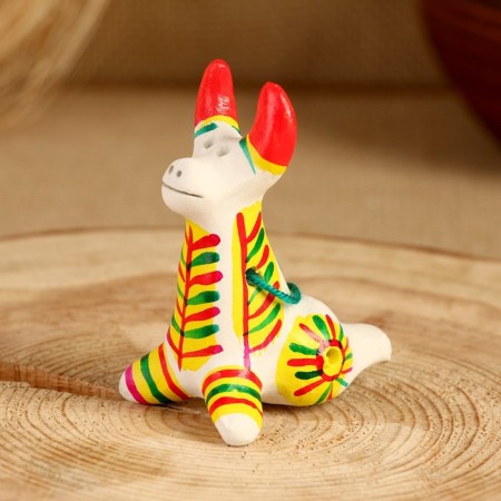 Filimonovskaya toy whistle "Cow", 5 x 7 cm-2
