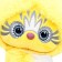 Soft toy "Loricolori. Ayka ", yellow color, 30 cm