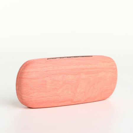 Case for glasses on the chosen clap, length 16 cm, pink color-1