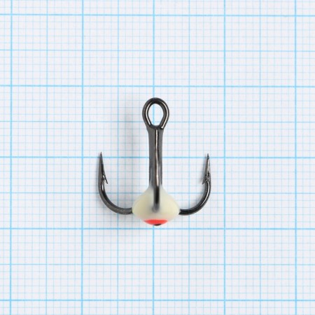 Triple hooks for Lucky John lure with colored drops, color f, No. 06, 10 pcs.-1