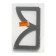 Delta bracket, double, fashion 2, 145x255, 2 pcs, black color