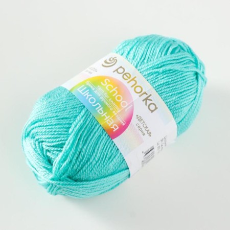 School yarn 100% acrylic 150m/50g (581 St. Emerald)-1