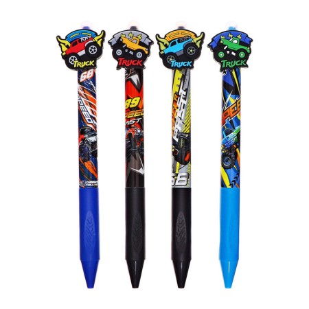 Gel handle Erased ink, blue rod, 0.5 mm, machine gun, body machine mix-1