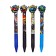 Gel handle Erased ink, blue rod, 0.5 mm, machine gun, body machine mix