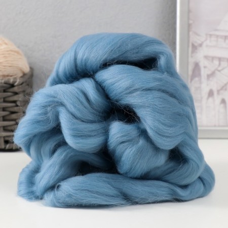 Fasting wool 100% half -toned wool 50 g (160 North Sea)