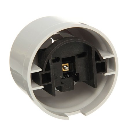 Bironi socket, with salary, plastic, white-1