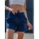 Women's shorts ise, size 46 cm, dark blue color