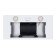 Kitchen hood Homsair Camelia Power 60, 30 m2, 3 modes, white