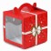 Confectionery box with a window, a chest, “Happy New Year!”, 20 x 20 x 20 cm,