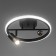 Acropolus chandelier 35W LED black, gold 2700-6400K 30x30x15cm
