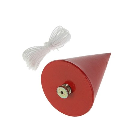 Conical plumb line "Remocolor", 400 g, steel, cord 5 m-1