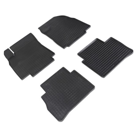 Rubber rugs ’grid’ for Nissan Tiida, 2007-2015