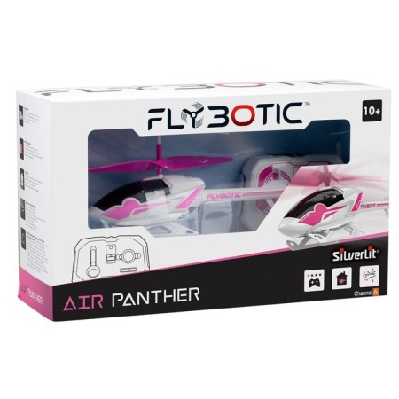 A helicopter on the Flybotic Air Panther radio control, two -channel, pink color-1