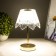 Table lamp sensory "Gina" LED 10W batter gold 16x16x28 cm