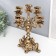 Cast iron candle for 5 candles "feudal lord" for bronze 32.5x23x23 cm