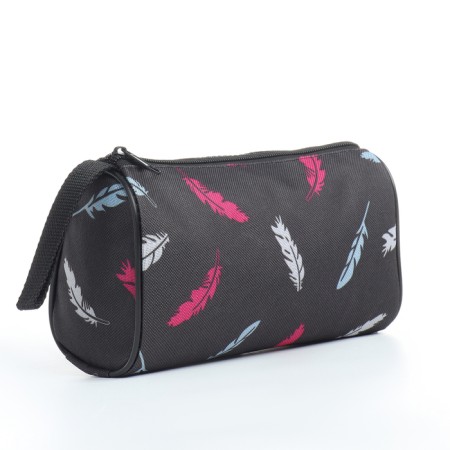 Lightning cosmetic bag, gray color