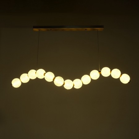 Lamp "Avyiro" 13xLED 91W 3000k brass 100x18x19-169 cm-3