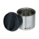 Thermos for meals, 600 ml, retains heat 6 hours, 13 x 13.5 cm, black