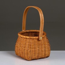 Wicker basket (rattan), 14KHN11/24 cm, brown